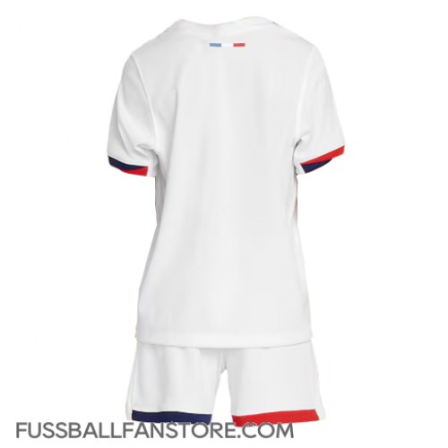 Paris Saint-Germain Replik Auswärtstrikot Kinder 2024-25 Kurzarm (+ Kurze Hosen)